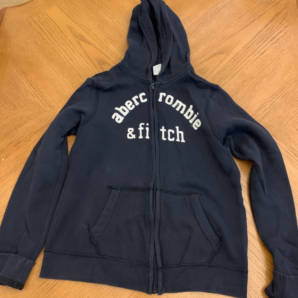 Boys Navy Blue Abercrombie Jacket